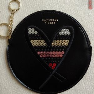 NEW Victoria's Secret coin/keyholder round bag